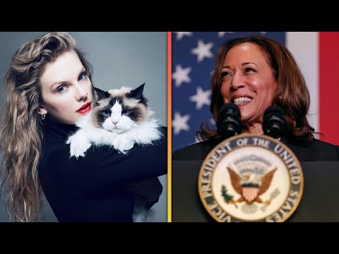 Taylor Swift Endorses Kamala Harris, Calls Herself ‘Childless Cat Lady’